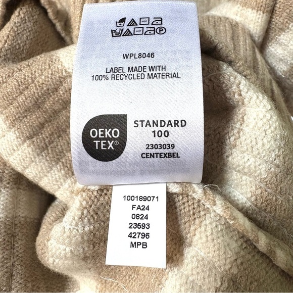 On 34th Women's Sequined Striped Mock-Neck Sweater Size XL - Picture 9 of 12